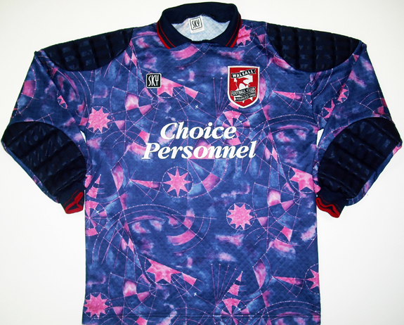 maillot de foot walsall gardien 1995-1996 pas cher