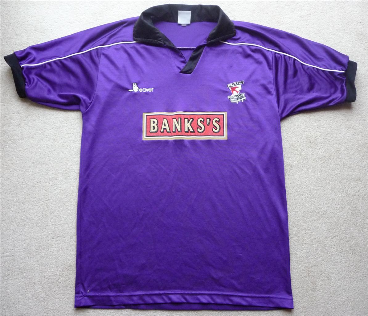 maillot de foot walsall third 2000-2001 pas cher