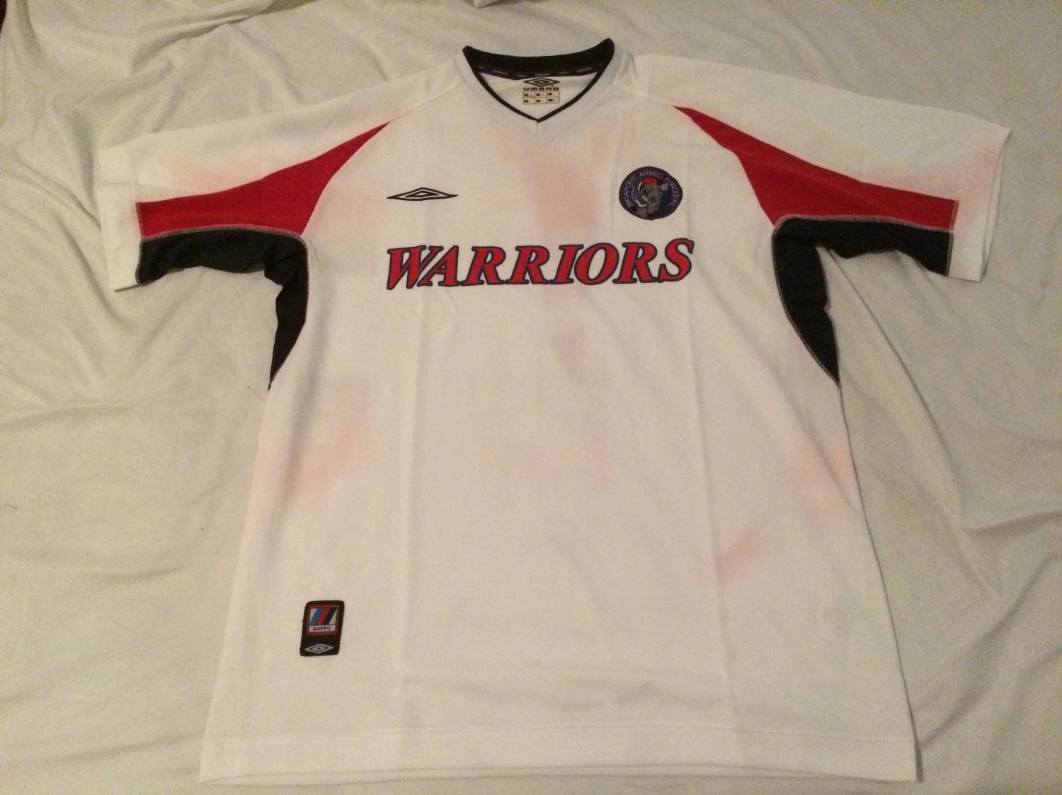 maillot de foot warriors fc exterieur 2002 pas cher