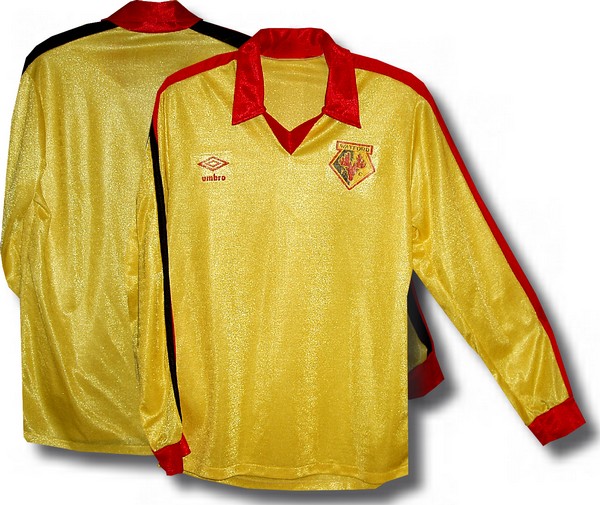 maillot de foot watford fc domicile 1978-1982 rétro