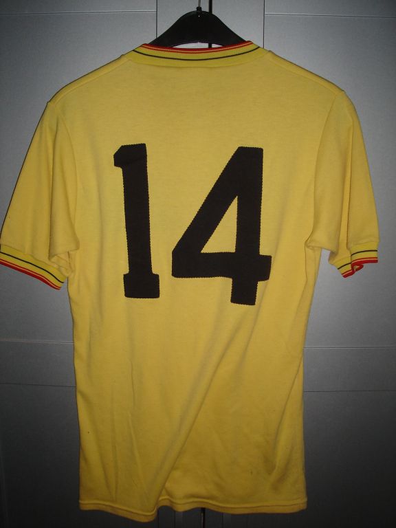 maillot de foot watford fc domicile 1985-1988 rétro