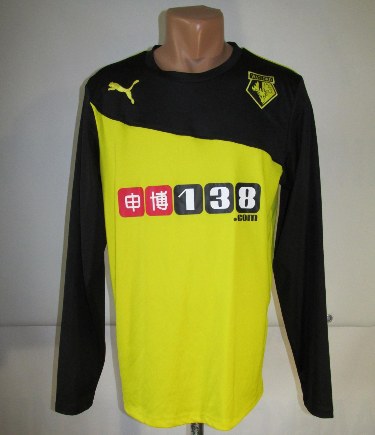 maillot de foot watford fc domicile 2013-2014 rétro