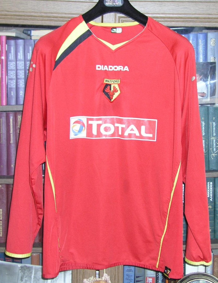 maillot de foot watford fc exterieur 2005-2006 rétro