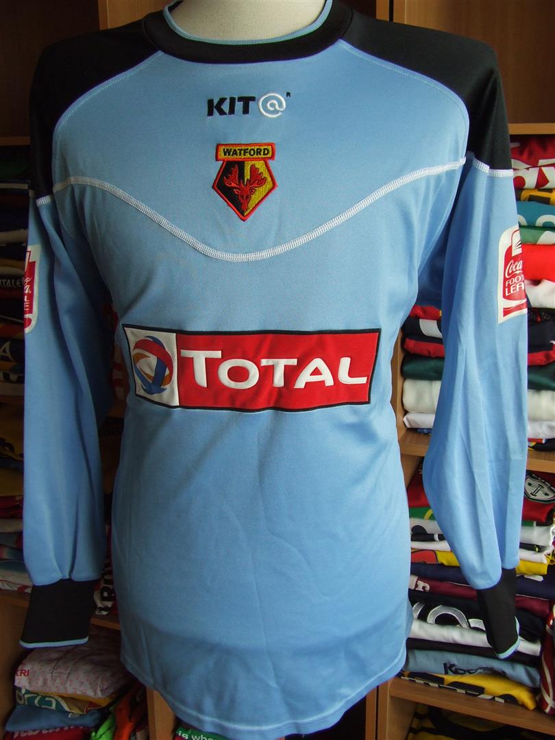 maillot de foot watford fc gardien 2003-2005 rétro