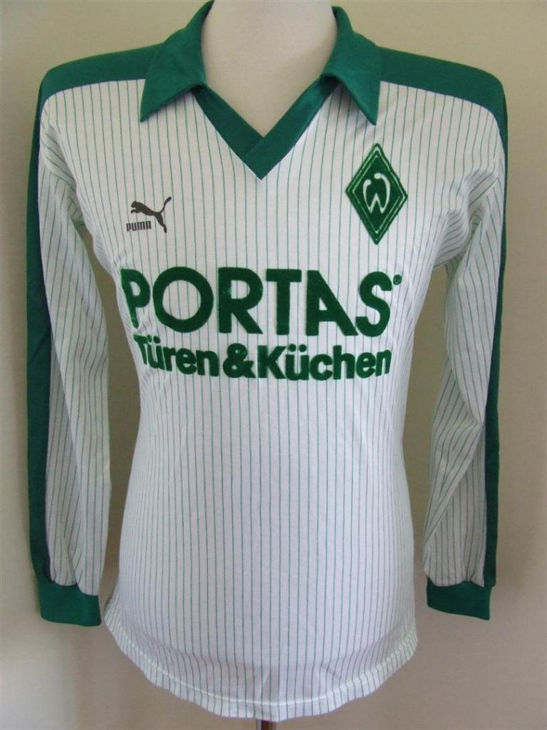 maillot de foot werder brême domicile 1986-1987 pas cher