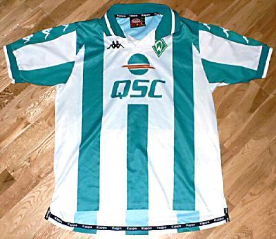 maillot de foot werder brême domicile 2000-2001 rétro