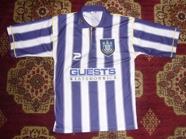 maillot de foot west brom domicile 1995-1996 rétro