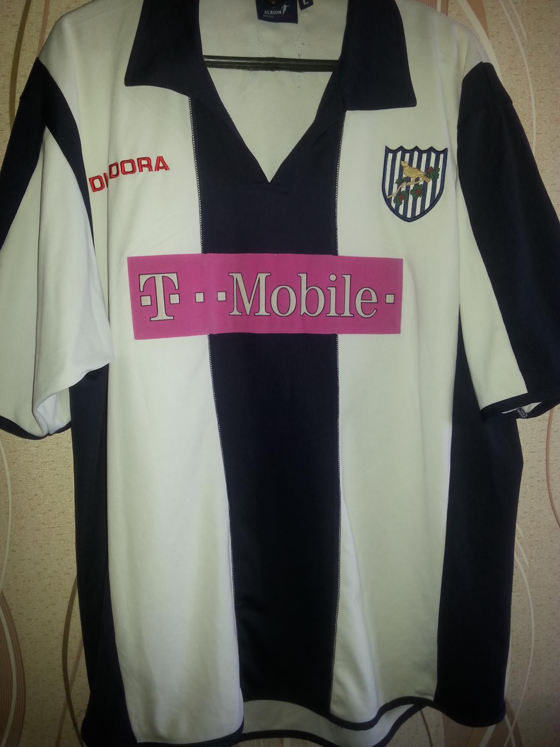 maillot de foot west brom domicile 2005-2006 pas cher