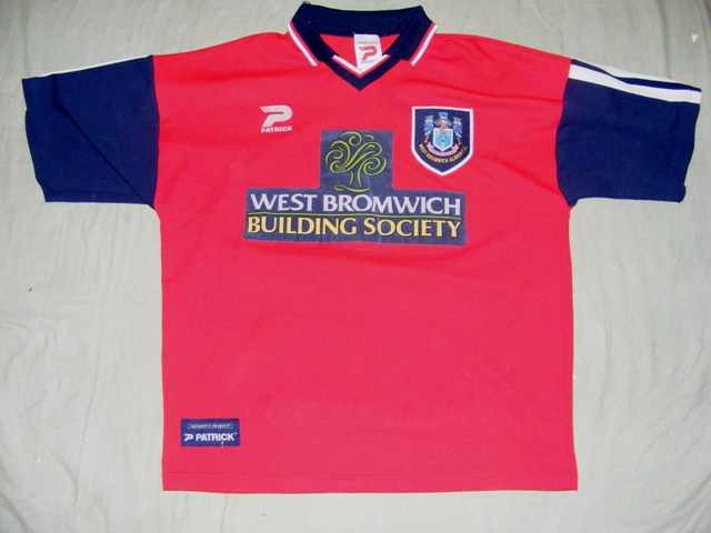 maillot de foot west brom exterieur 1997-1999 rétro