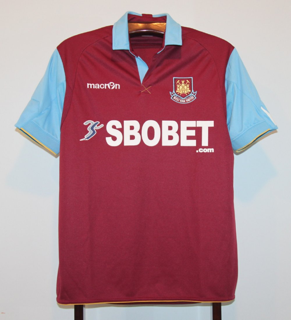 maillot de foot west ham united domicile 2010-2011 rétro