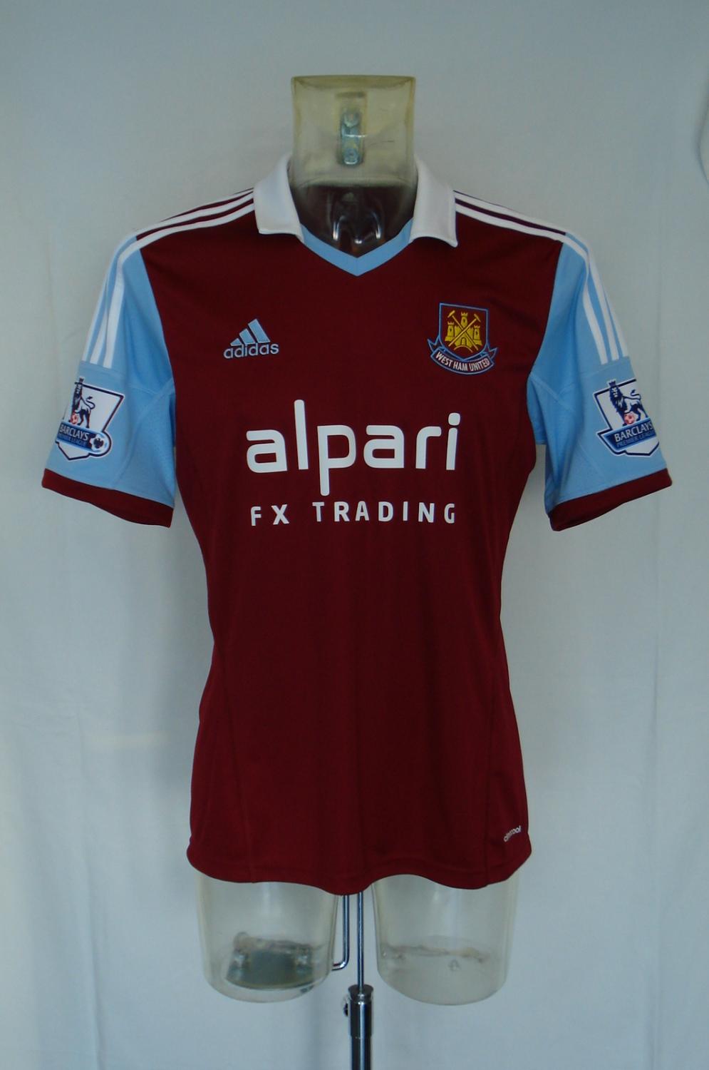 maillot de foot west ham united domicile 2013-2014 rétro