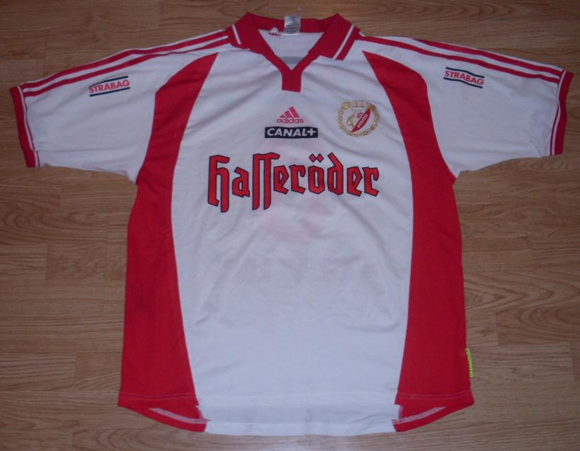 maillot de foot widzew Łódź exterieur 2002-2003 pas cher