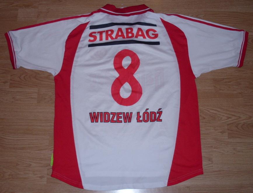 maillot de foot widzew Łódź exterieur 2002-2003 pas cher