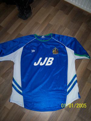 maillot de foot wigan athletic domicile 2002-2003 rétro