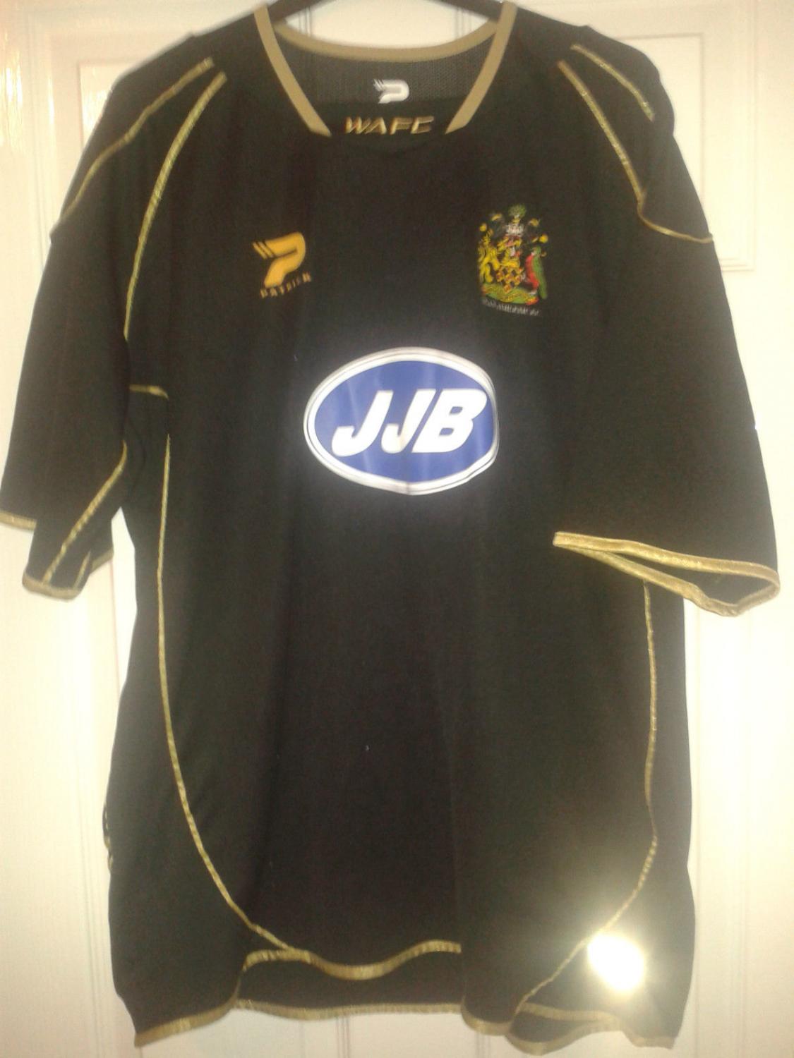 maillot de foot wigan athletic exterieur 2004-2005 rétro