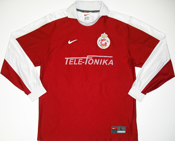 maillot de foot wisła kraków domicile 1999-2000 pas cher