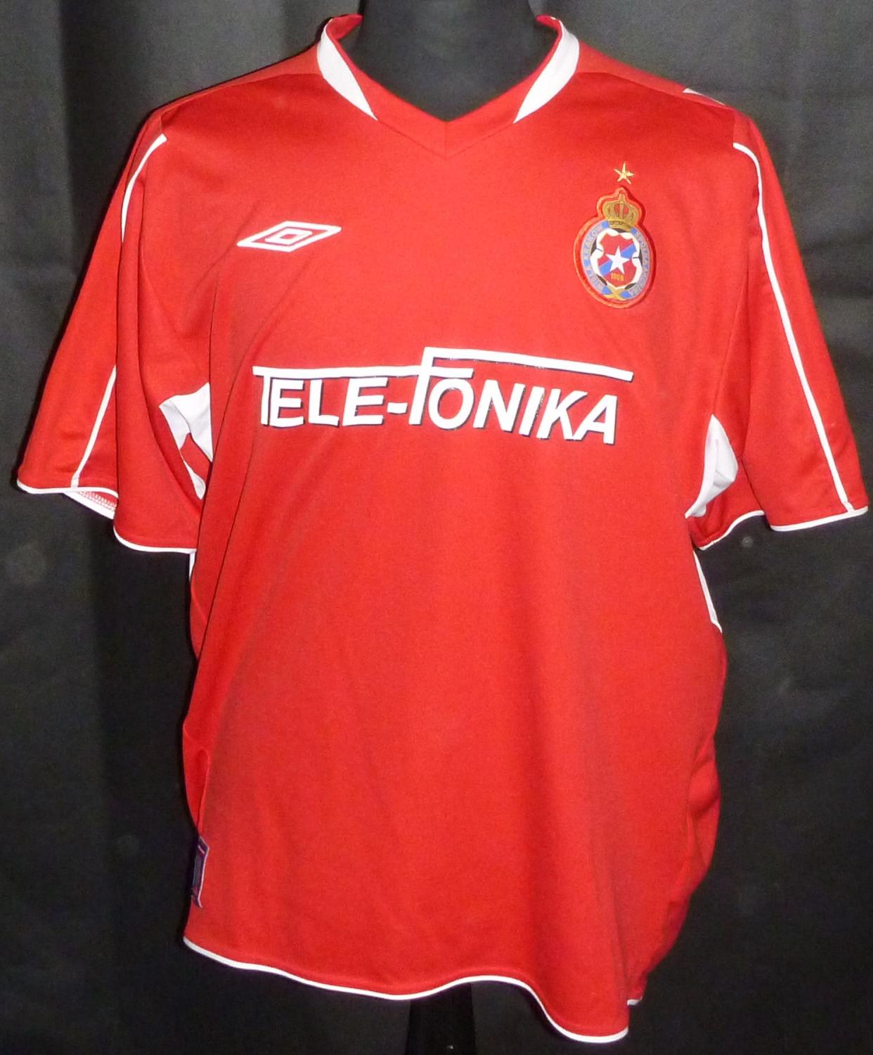 maillot de foot wisła kraków domicile 2003-2004 pas cher