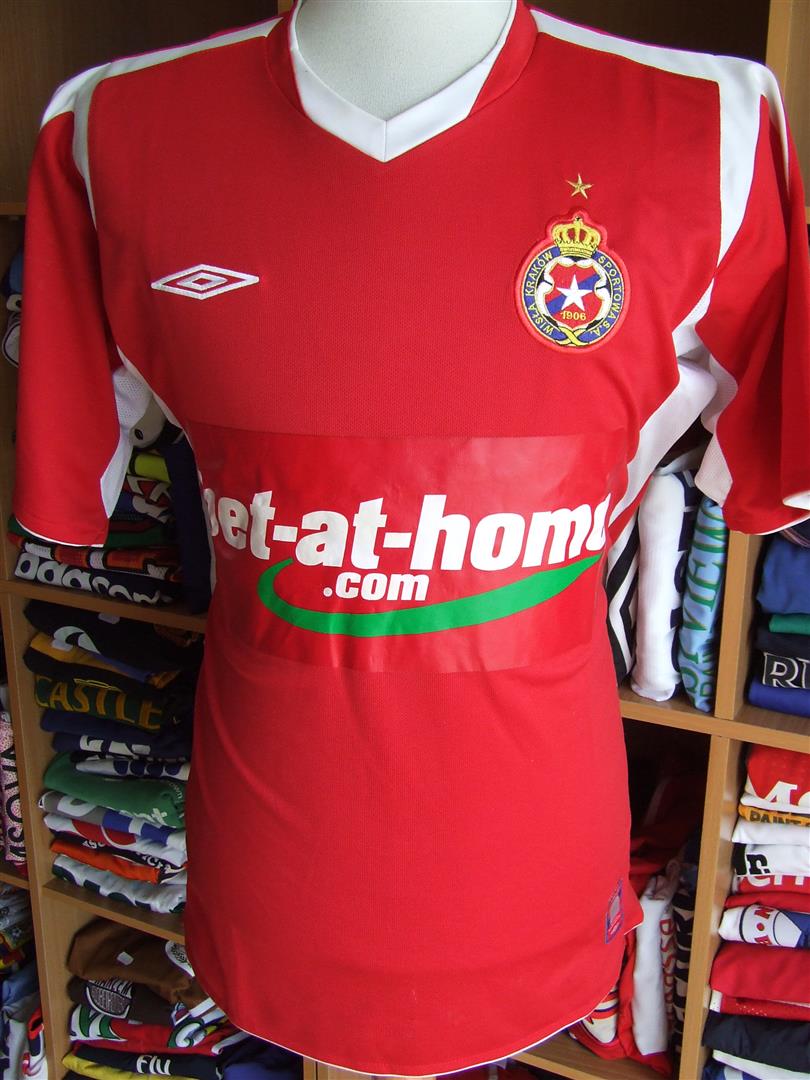 maillot de foot wisła kraków domicile 2008-2009 pas cher