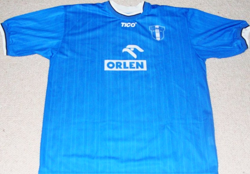maillot de foot wisła płock domicile 2005-2006 rétro