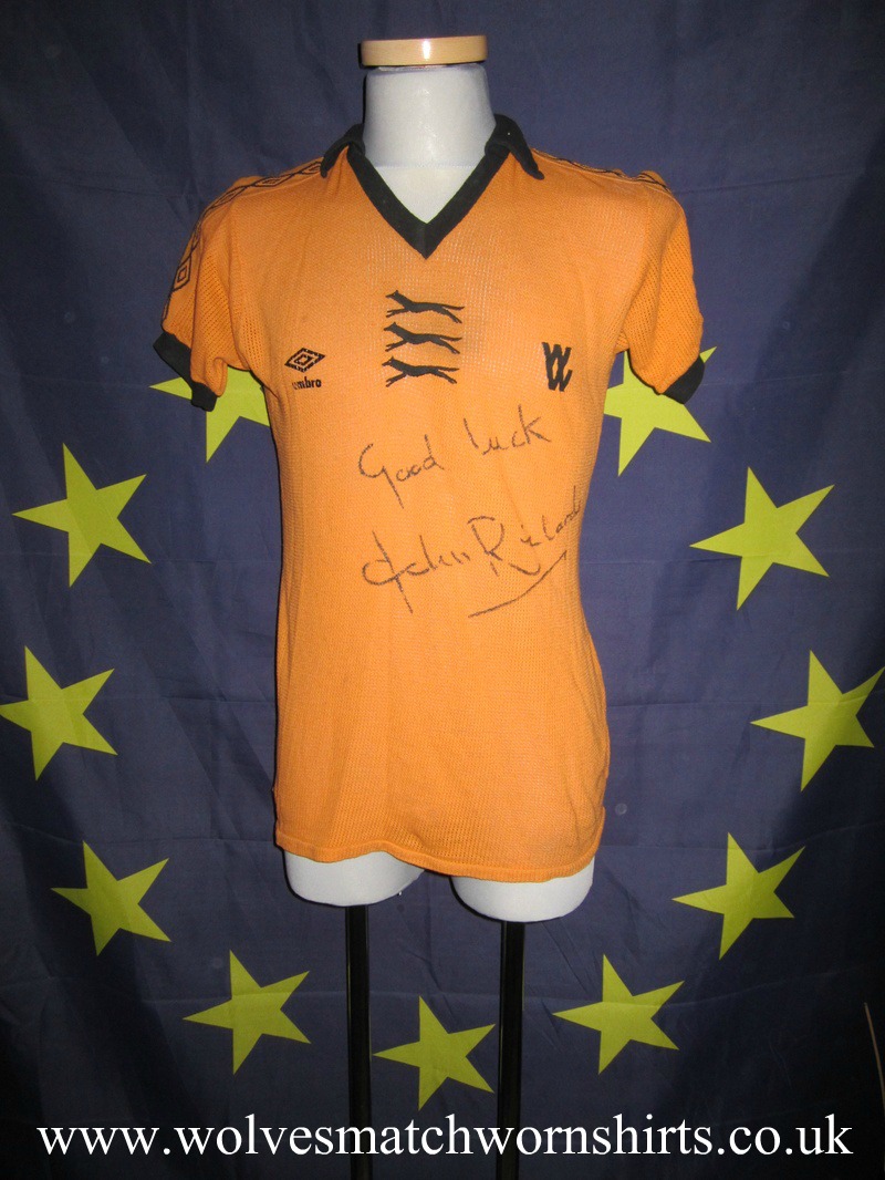 maillot de foot wolverhampton wanderers domicile 1977-1979 rétro