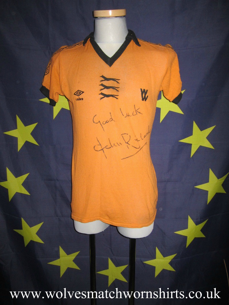 maillot de foot wolverhampton wanderers domicile 1977-1979 rétro