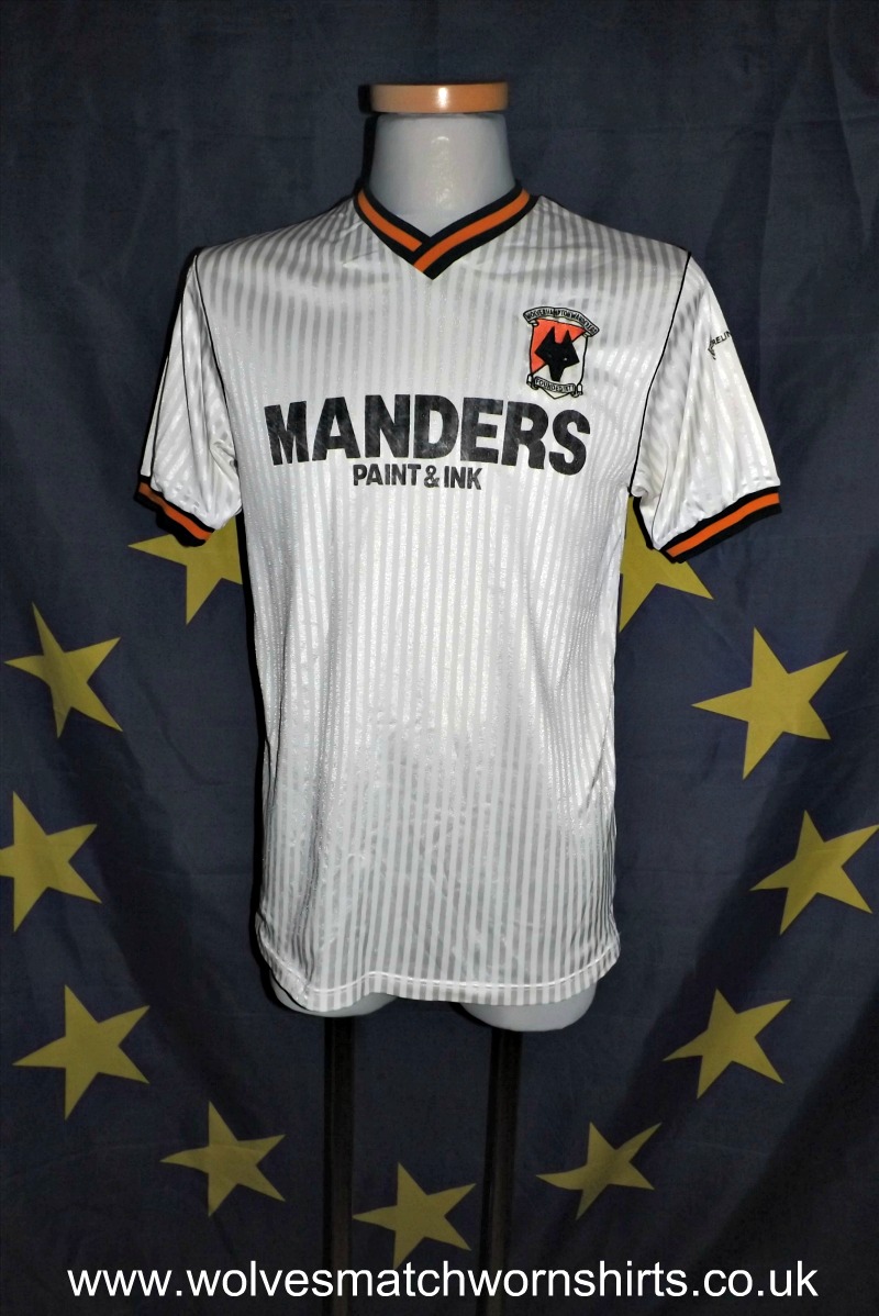 maillot de foot wolverhampton wanderers exterieur 1988-1989 rétro