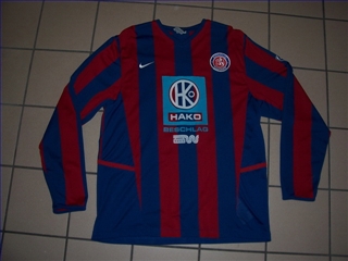 maillot de foot wuppertaler sv domicile 2004-2005 rétro