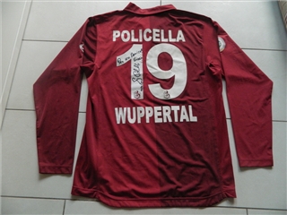 maillot de foot wuppertaler sv domicile 2006-2007 rétro