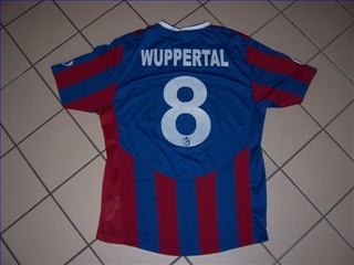 maillot de foot wuppertaler sv domicile 2007-2008 rétro