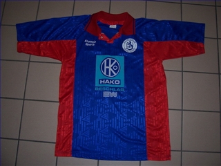 maillot de foot wuppertaler sv exterieur 2001-2002 rétro
