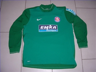 maillot de foot wuppertaler sv gardien 2009-2010 rétro