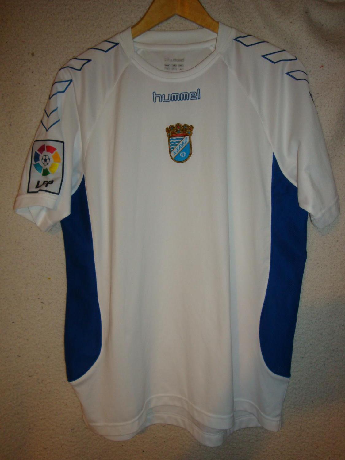 maillot de foot xerez cd exterieur 2007-2008 pas cher