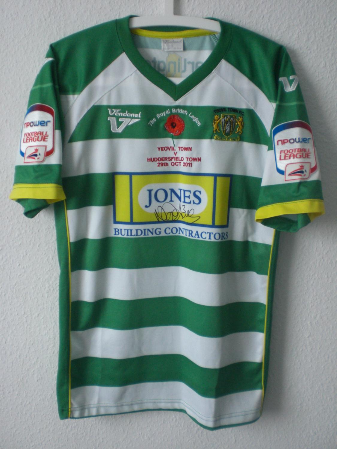 maillot de foot yeovil town domicile 2011-2012 pas cher