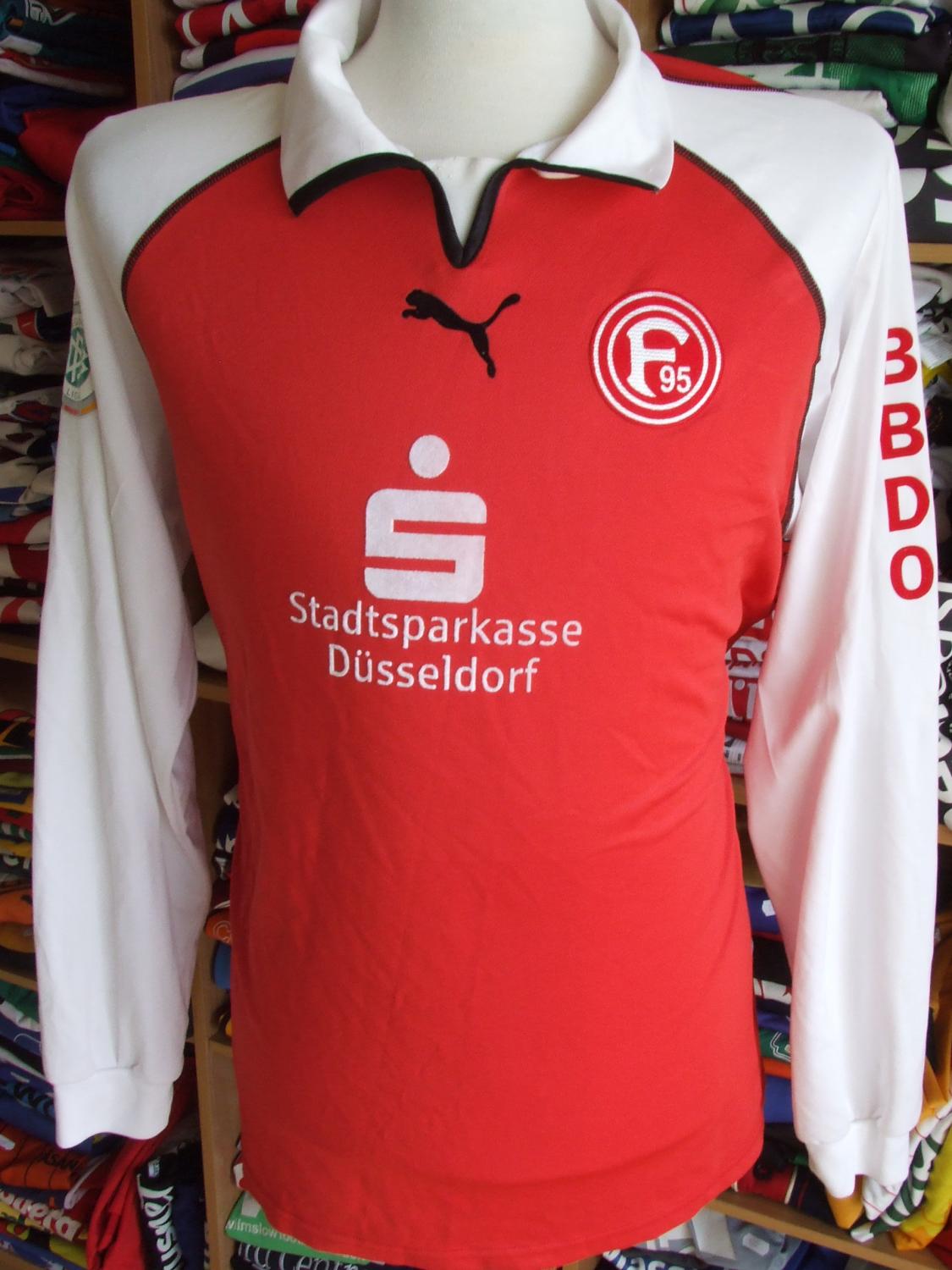 maillot de fortuna düsseldorf domicile 2004-2005 rétro