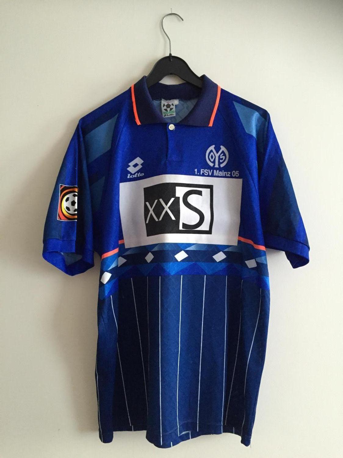 maillot de fsv mayence 05 exterieur 1996-2001 rétro