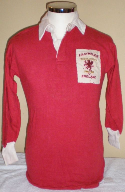 maillot de galles domicile 1951-1952 rétro