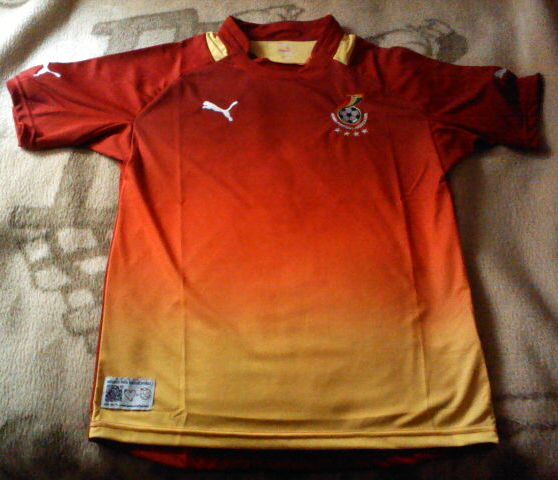 maillot de ghana exterieur 2012-2013 rétro