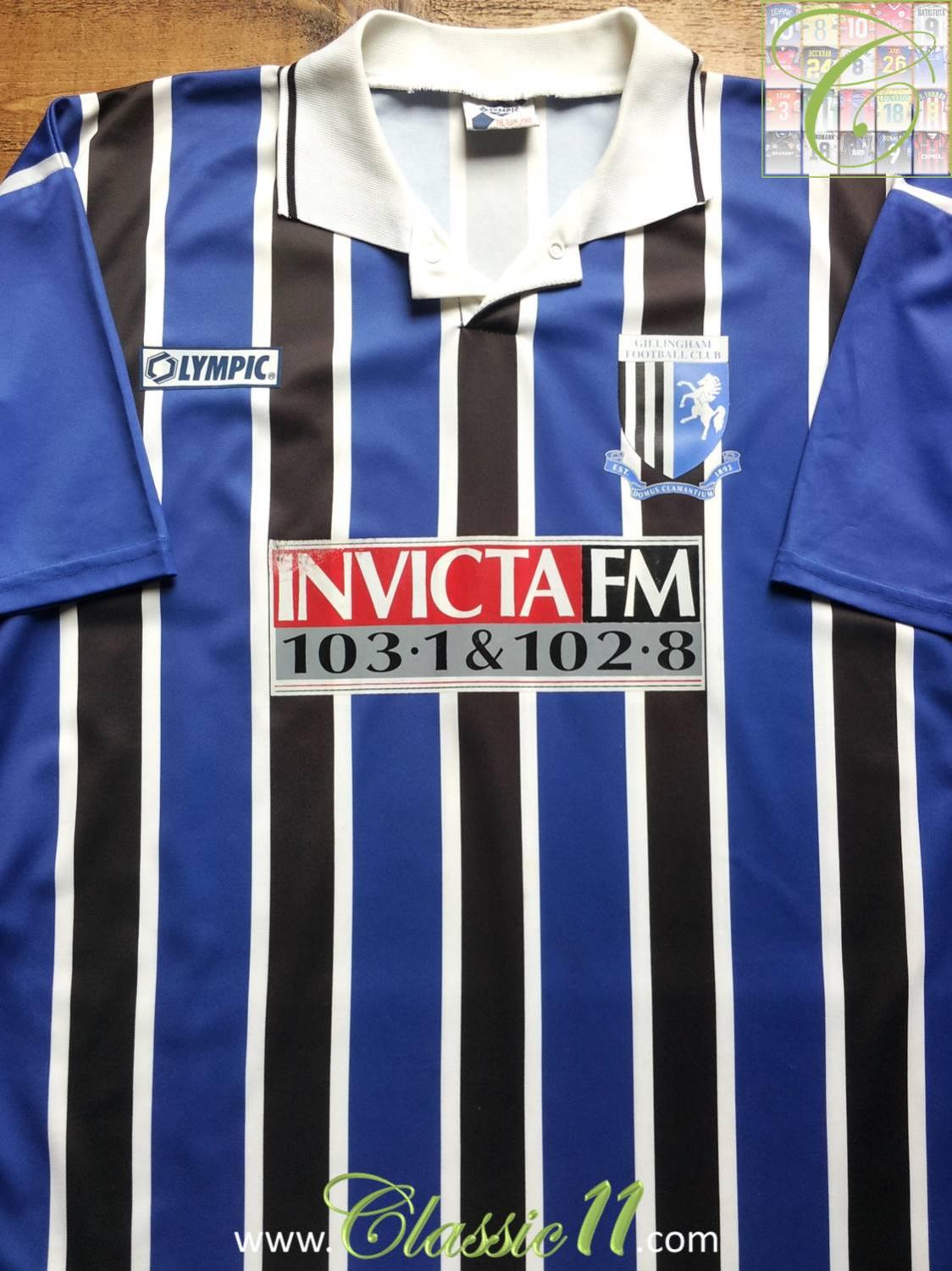 maillot de gillingham domicile 1995-1996 pas cher