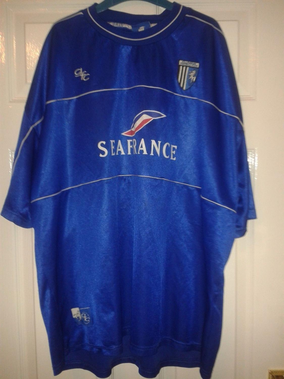 maillot de gillingham domicile 2001-2002 pas cher