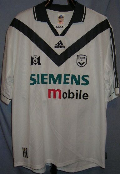 maillot de girondins de bordeaux exterieur 2001-2002 pas cher