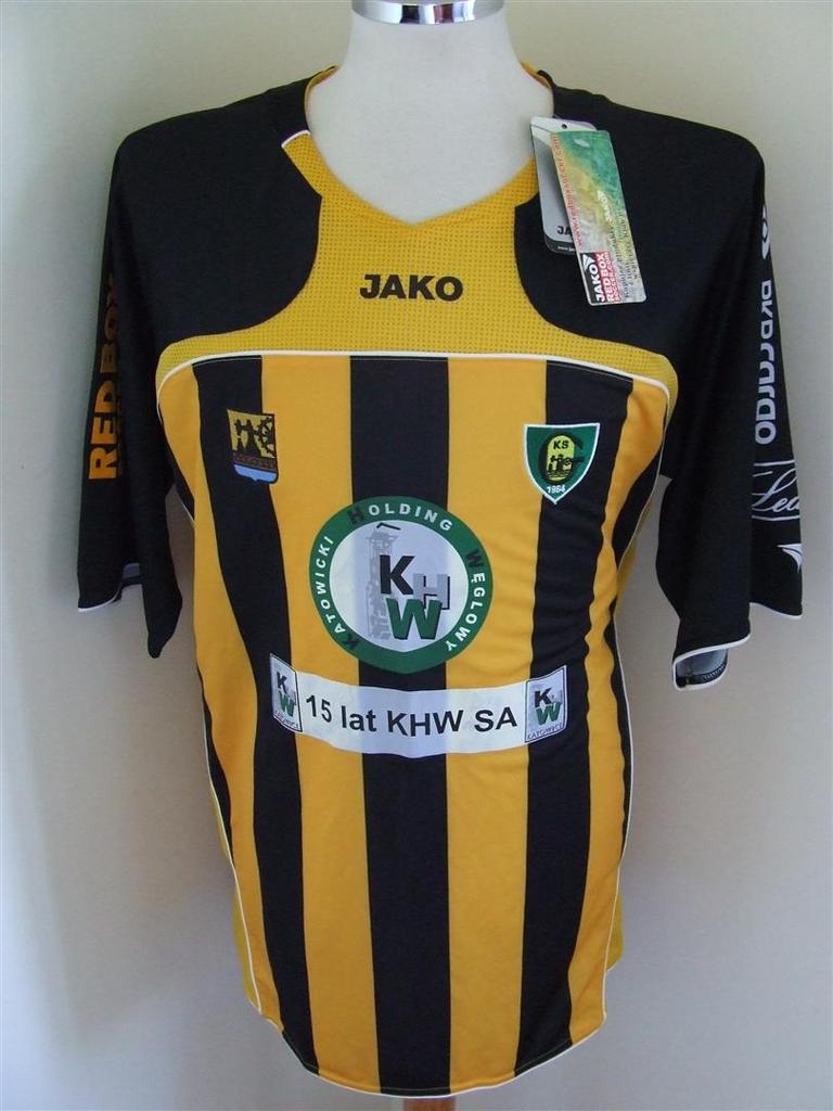 maillot de gks katowice domicile 2008-2009 rétro