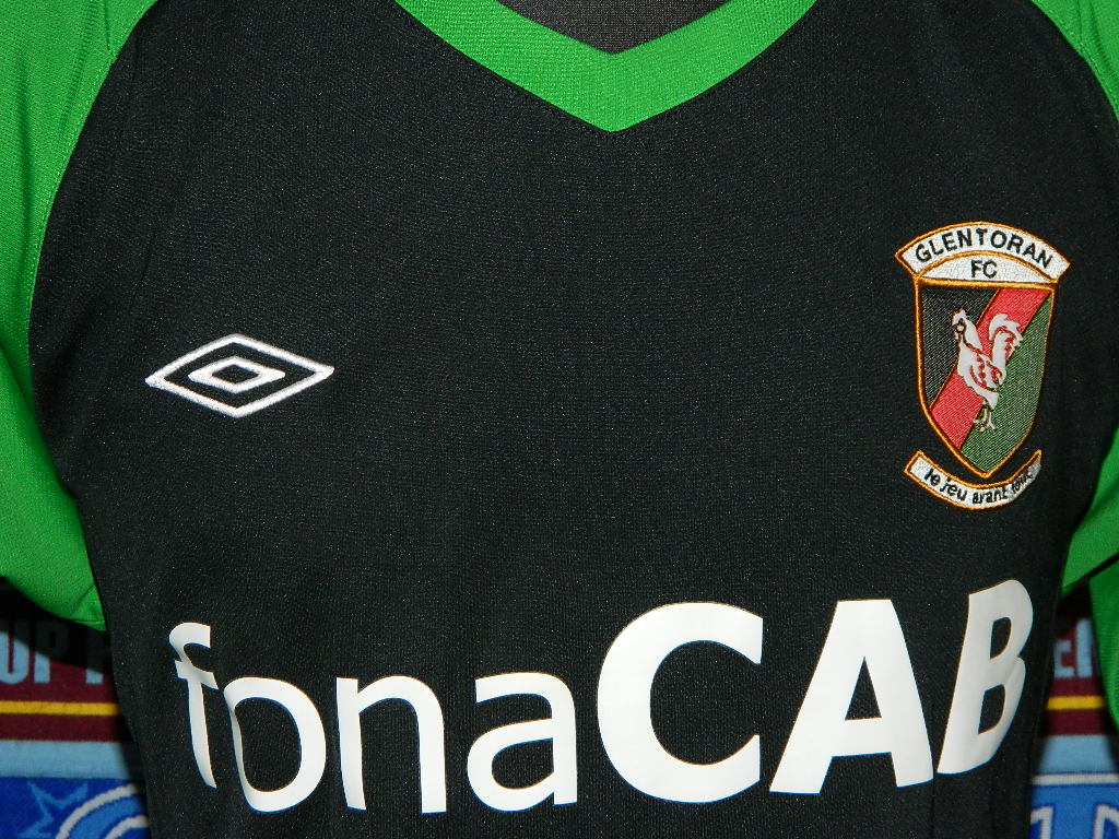 maillot de glentoran exterieur 2008-2009 pas cher