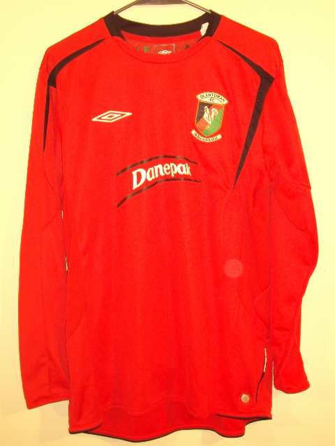 maillot de glentoran gardien 2006-2007 rétro