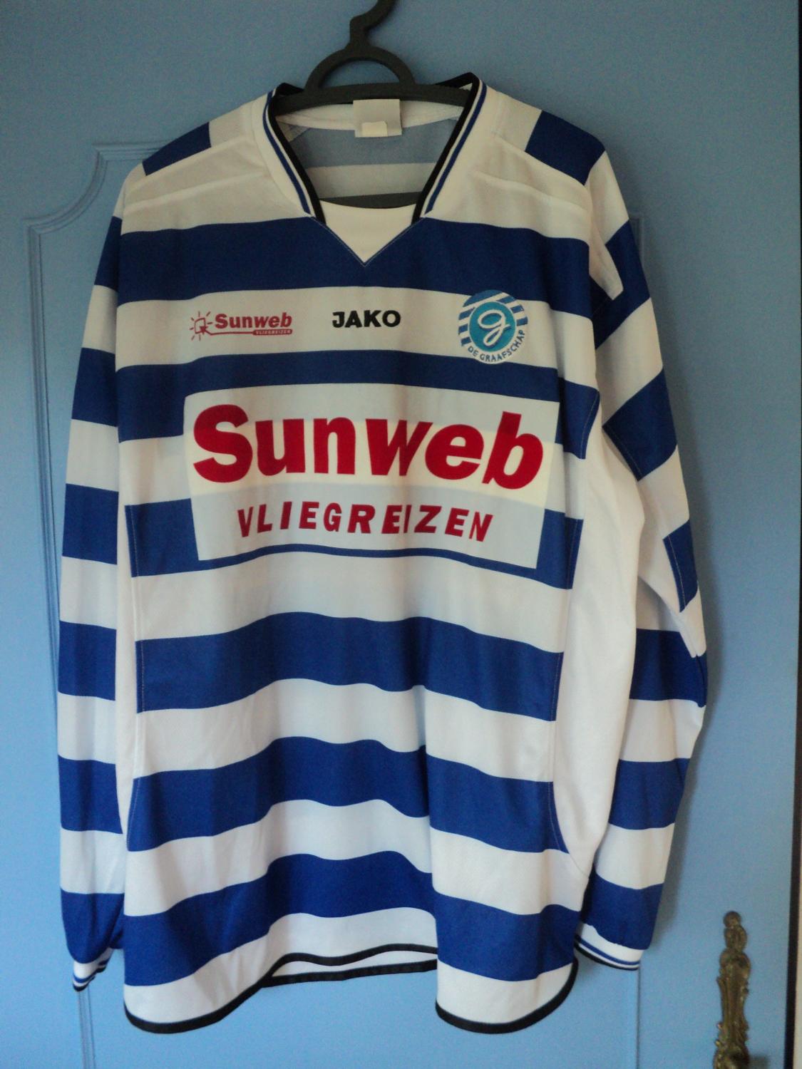 maillot de graafschap domicile 2005-2006 rétro