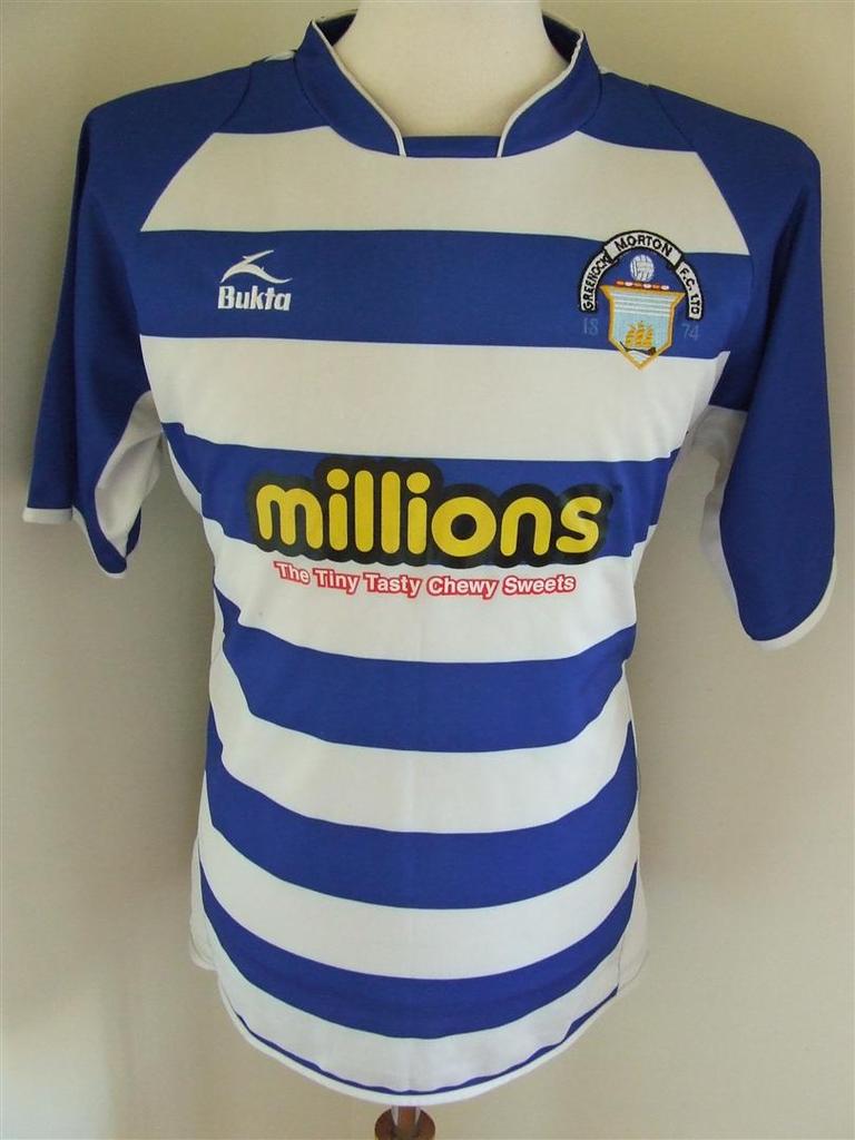 maillot de greenock morton domicile 2008-2009 pas cher