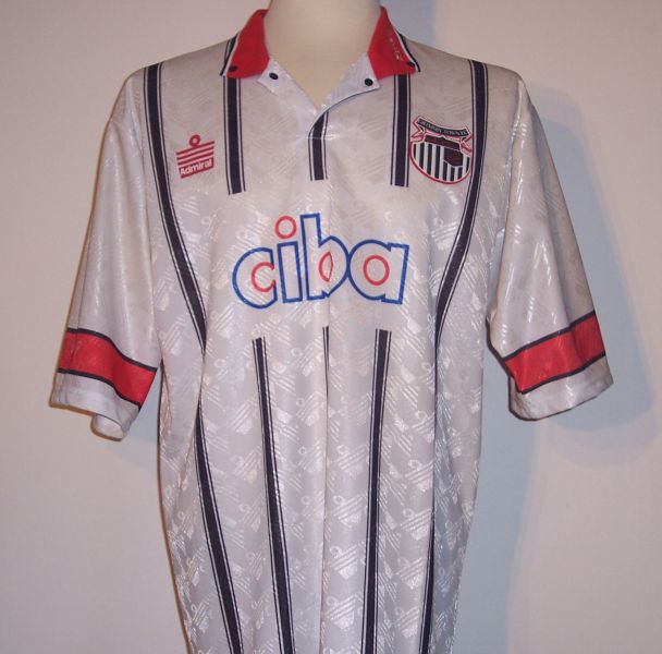 maillot de grimsby town fc domicile 1993-1994 rétro