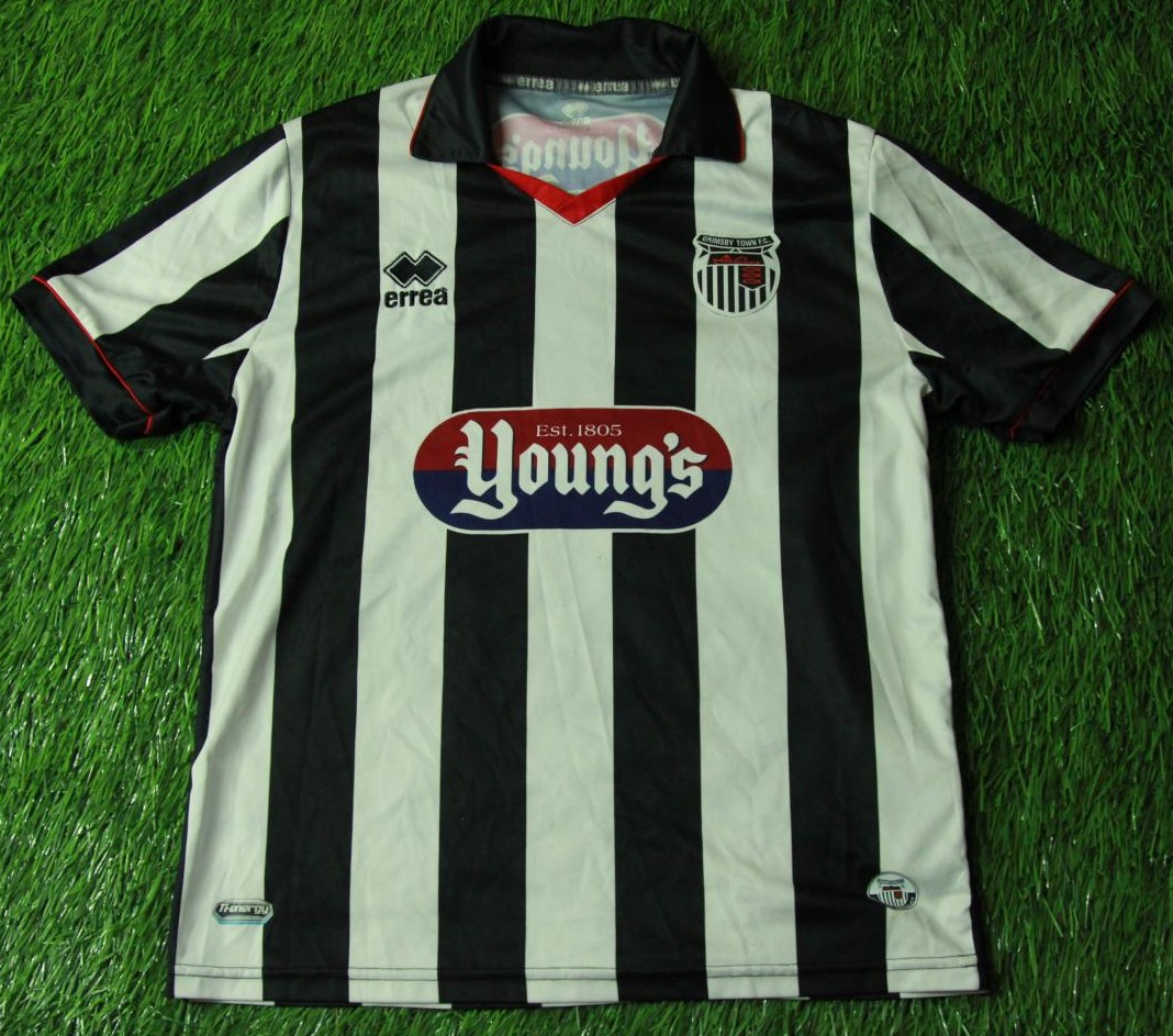 maillot de grimsby town fc domicile 2013-2014 rétro