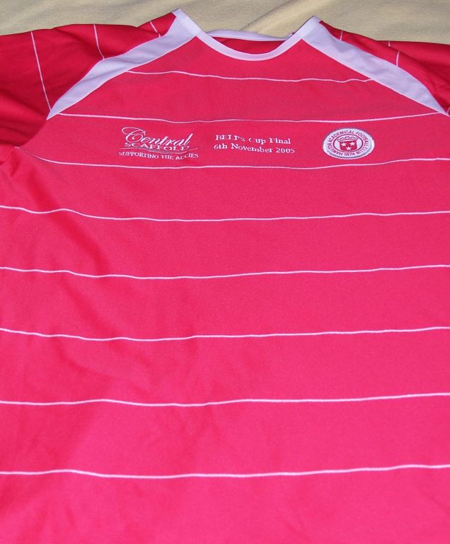 maillot de hamilton academical particulier 2004-2005 rétro