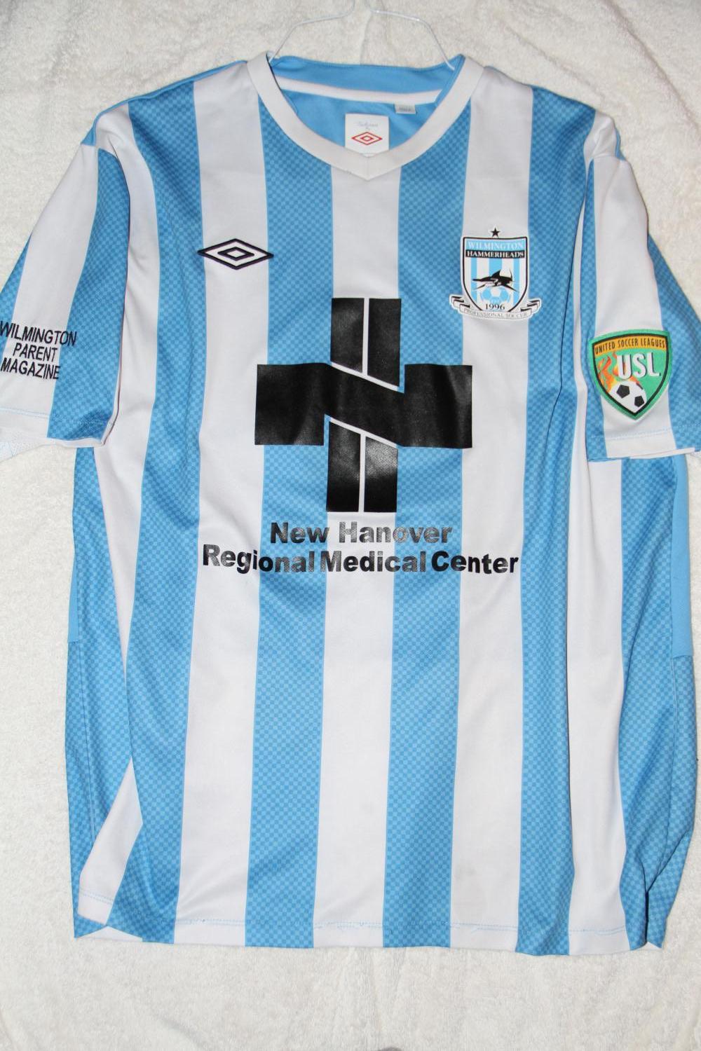 maillot de hammerheads de wilmington domicile 2012 rétro