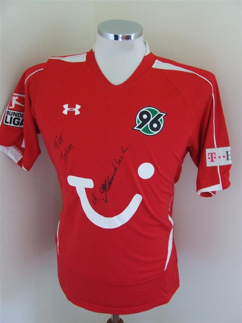 maillot de hannover 96 domicile 2008-2009 rétro